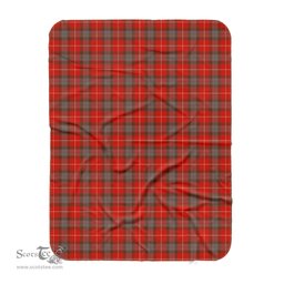 Scotstee Shop Tartan Plaid Blanket Fraser Weathered Scottish Tartan Plaid Sherpa Blanket