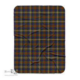 Scotstee Shop Tartan Plaid Blanket Fraser Hunting Scottish Tartan Plaid Sherpa Blanket