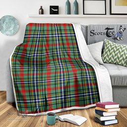 Scotstee Shop Tartan Plaid Blanket Bisset Scottish Tartan Plaid Sherpa Blanket