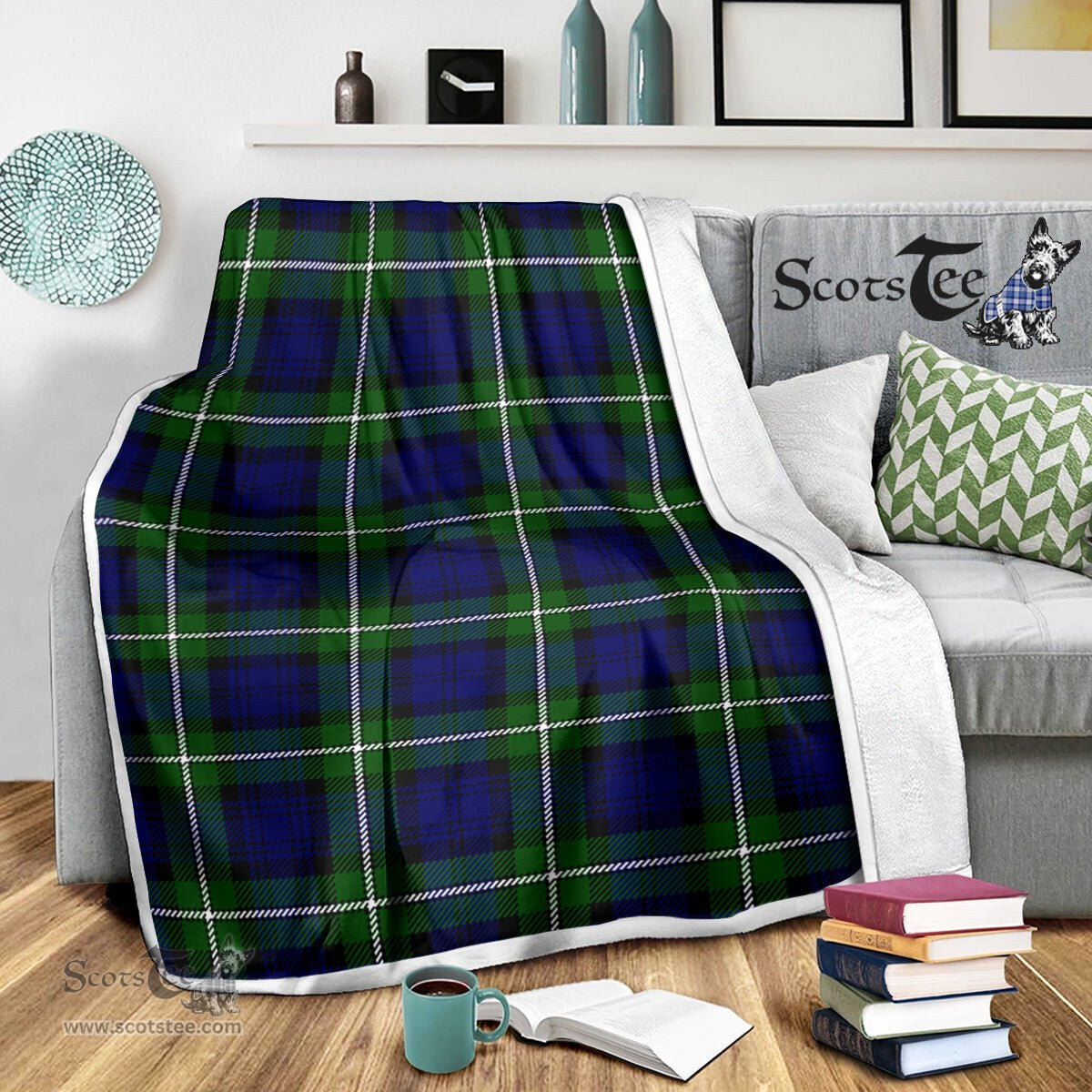 Scotstee Shop Tartan Plaid Blanket Forbes Modern Scottish Tartan Plaid Sherpa Blanket