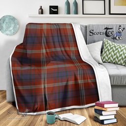 Scotstee Shop Tartan Plaid Blanket Ainslie Ancient Scottish Tartan Plaid Sherpa Blanket