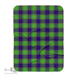 Scotstee Shop Tartan Plaid Blanket Colville Scottish Tartan Plaid Sherpa Blanket