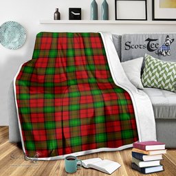 Scotstee Shop Tartan Plaid Blanket Auchinleck Scottish Tartan Plaid Sherpa Blanket