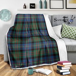 Scotstee Shop Tartan Plaid Blanket Cameron of Erracht Ancient Scottish Tartan Plaid Sherpa Blanket