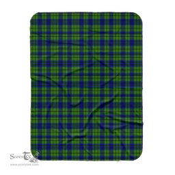 Scotstee Shop Tartan Plaid Blanket Dickson Scottish Tartan Plaid Sherpa Blanket