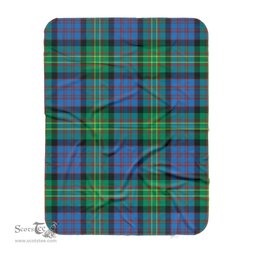 Scotstee Shop Tartan Plaid Blanket Bowie Ancient Scottish Tartan Plaid Sherpa Blanket