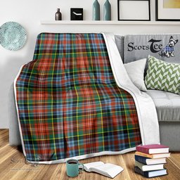 Scotstee Shop Tartan Plaid Blanket Caledonia Scottish Tartan Plaid Sherpa Blanket