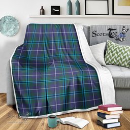 Scotstee Shop Tartan Plaid Blanket Douglas Modern Scottish Tartan Plaid Sherpa Blanket