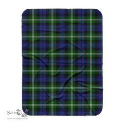 Scotstee Shop Tartan Plaid Blanket Baillie Modern Scottish Tartan Plaid Sherpa Blanket