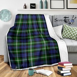 Scotstee Shop Tartan Plaid Blanket Baillie Modern Scottish Tartan Plaid Sherpa Blanket
