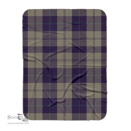 Scotstee Shop Tartan Plaid Blanket Cunningham Dress Blue Dancers Scottish Tartan Plaid Sherpa Blanket