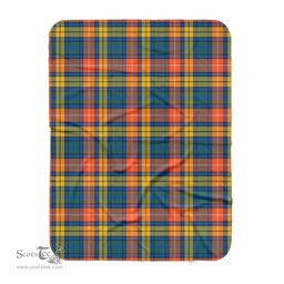 Scotstee Shop Tartan Plaid Blanket Buchanan Ancient Scottish Tartan Plaid Sherpa Blanket