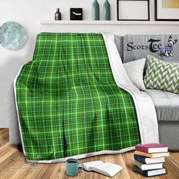 Scotstee Shop Tartan Plaid Blanket Forrester Hunting Scottish Tartan Plaid Sherpa Blanket
