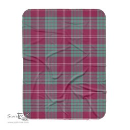Scotstee Shop Tartan Plaid Blanket Crawford Ancient Scottish Tartan Plaid Sherpa Blanket