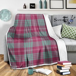Scotstee Shop Tartan Plaid Blanket Crawford Ancient Scottish Tartan Plaid Sherpa Blanket
