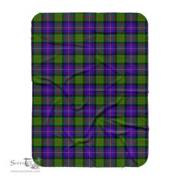 Scotstee Shop Tartan Plaid Blanket Cameron Scottish Tartan Plaid Sherpa Blanket