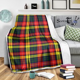 Scotstee Shop Tartan Plaid Blanket Buchanan Modern Scottish Tartan Plaid Sherpa Blanket