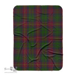 Scotstee Shop Tartan Plaid Blanket Cairns Hunting Scottish Tartan Plaid Sherpa Blanket