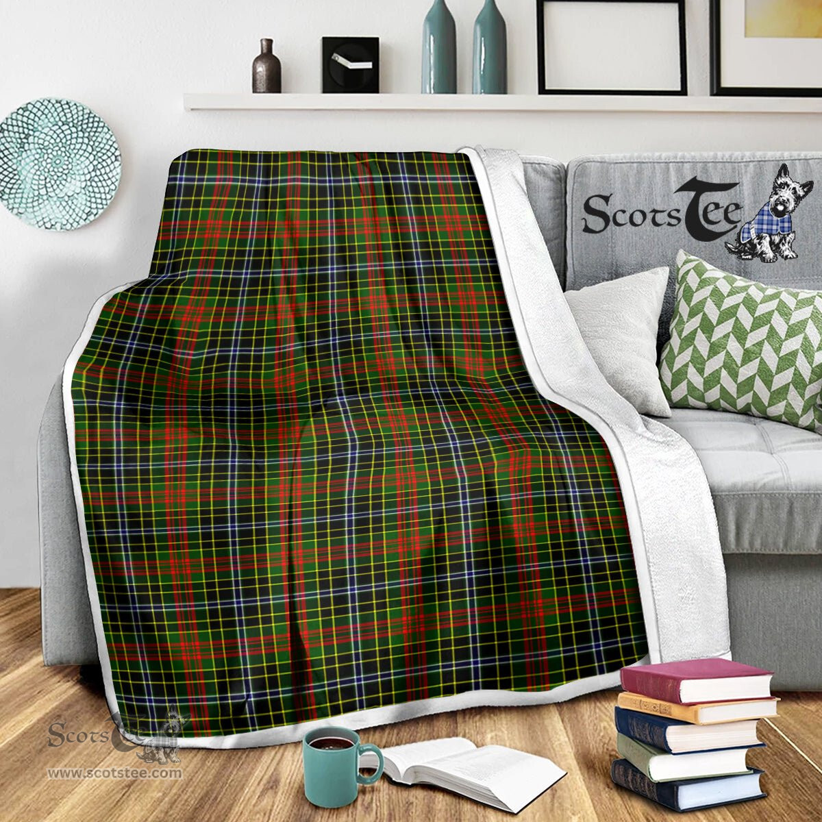 Scotstee Shop Tartan Plaid Blanket Brisbane Scottish Tartan Plaid Sherpa Blanket