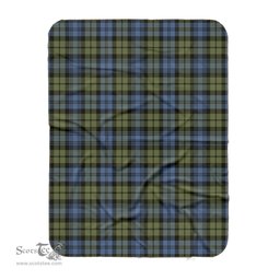 Scotstee Shop Tartan Plaid Blanket Campbell Faded Scottish Tartan Plaid Sherpa Blanket