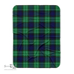 Scotstee Shop Tartan Plaid Blanket Abercrombie Scottish Tartan Plaid Sherpa Blanket