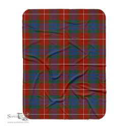 Scotstee Shop Tartan Plaid Blanket Fraser Ancient Scottish Tartan Plaid Sherpa Blanket