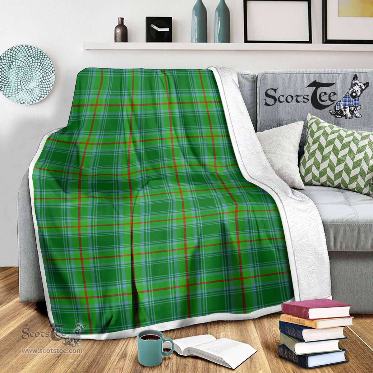 Scotstee Shop Tartan Plaid Blanket Cranstoun Ancient Scottish Tartan Plaid Sherpa Blanket