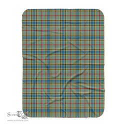 Scotstee Shop Tartan Plaid Blanket Balfour Scottish Tartan Plaid Sherpa Blanket