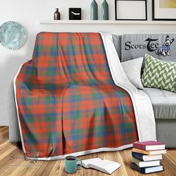 Scotstee Shop Tartan Plaid Blanket Robertson Ancient Scottish Tartan Plaid Sherpa Blanket
