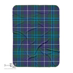 Scotstee Shop Tartan Plaid Blanket Glen Modern Scottish Tartan Plaid Sherpa Blanket