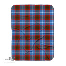 Scotstee Shop Tartan Plaid Blanket Skirving Scottish Tartan Plaid Sherpa Blanket