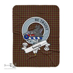 Scotstee Shop Tartan Plaid Blanket Innes Of Cowie Clan Badge Scottish Tartan Plaid Sherpa Blanket, Tartan Blanket, Plaid Blanket, Scottish Blanket, Gift Christmas Blanket, Christmas Blanket, Mother Day Gift, Father Day Gift
