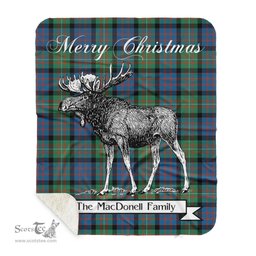 Scotstee Shop Plaid Tartan Blanket With Moose Clan MacDonell Of Glengarry Ancient Plaid Blanket, plaid blanket australia,plaid blanket canada,plaid christmas blanket,plaid fleece sherpa blanket,plaid sherpa blanket canada,plaid sherpa blanket lipstick,plaid sherpa blanket pink,plaid sherpa blanket queen
