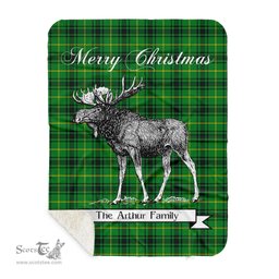 Scotstee Shop Plaid Tartan Blanket With Moose Clan Arthur Plaid Blanket, plaid blanket australia,plaid blanket canada,plaid christmas blanket,plaid fleece sherpa blanket,plaid sherpa blanket canada,plaid sherpa blanket lipstick,plaid sherpa blanket pink,plaid sherpa blanket queen