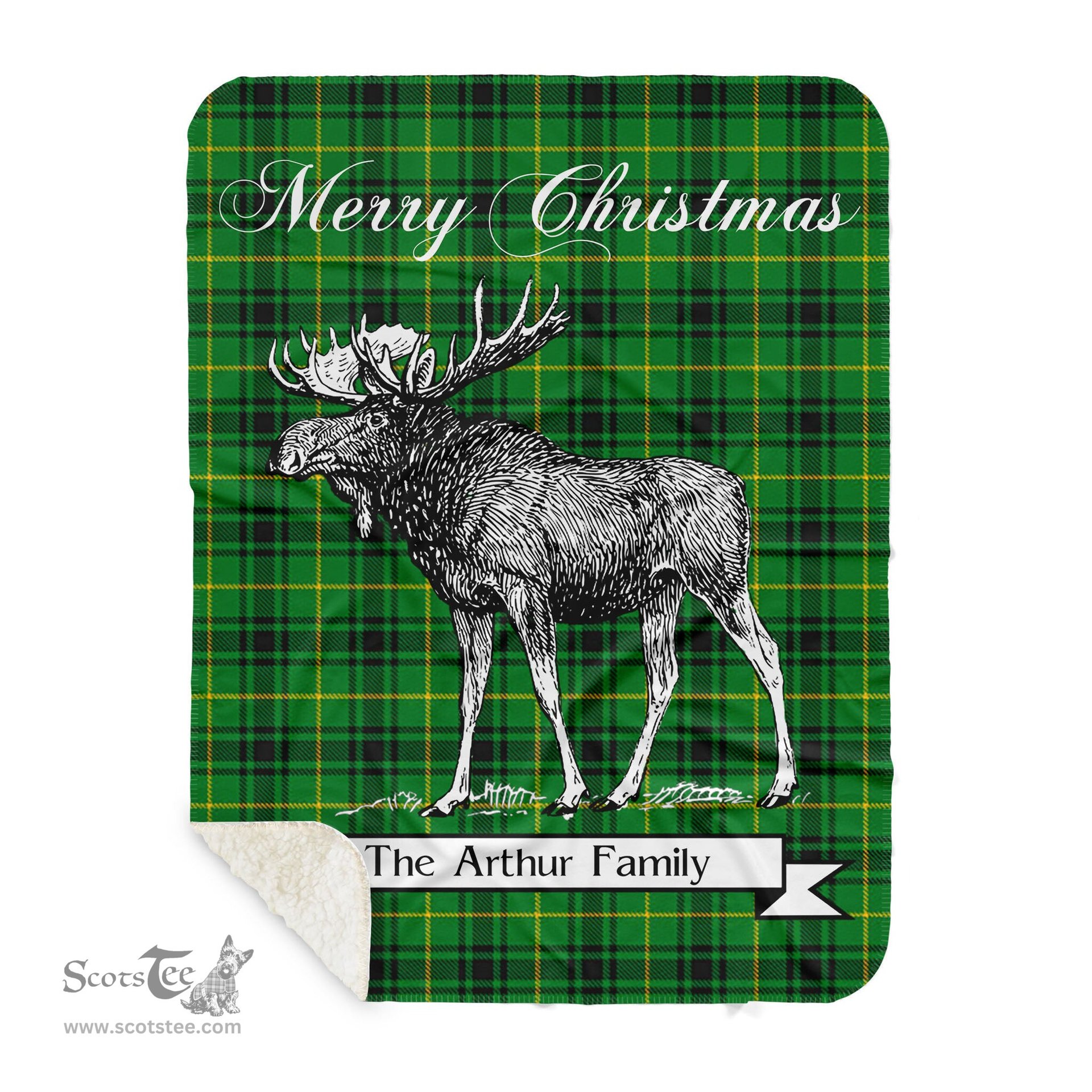 Scotstee Shop Plaid Tartan Blanket With Moose Clan Arthur Plaid Blanket, plaid blanket australia,plaid blanket canada,plaid christmas blanket,plaid fleece sherpa blanket,plaid sherpa blanket canada,plaid sherpa blanket lipstick,plaid sherpa blanket pink,plaid sherpa blanket queen