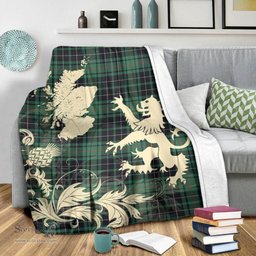 Tartan Blanket MacAulay Hunting Ancient Tartan Scotland Lion Thistle Map Plaid Blanket, tartan blanket, plaid blanket, red plaid blanket, buffalo plaid blanket, green plaid blanket, plaid fleece blanket, blue plaid blanket, red tartan blanket, tartan plaid blanket, black and white plaid blanket, christmas plaid blanket, orange plaid blanket, tartan plaid throw blanket, pink plaid blanket, brown plaid blanket, buffalo check blanket
