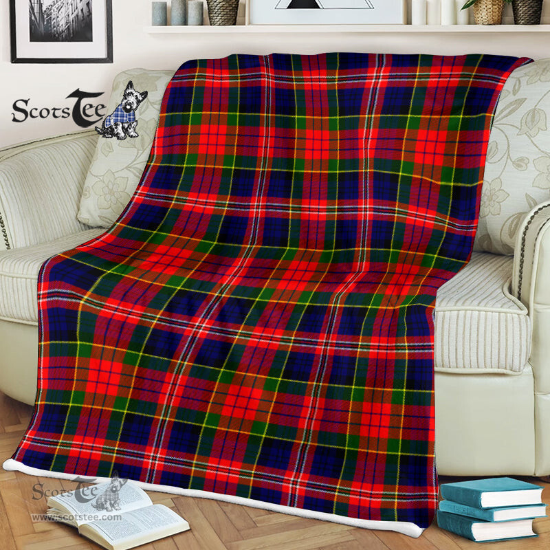 Scotstee Shop - Scotstee Shop Tartan Plaid Fleece Blankets MacPherson Modern Clan Tartan Plaid Fleece Blanket Scottish