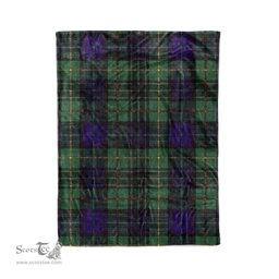 Plaid Blanket Monteith Hunting Tartan Blanket Scottish Plaid Throw Blanket Tartan Plaid Fleece Blanket
