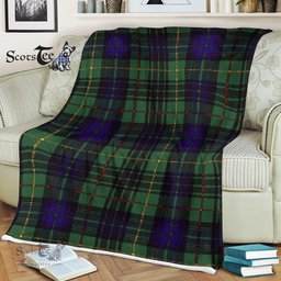 Scotstee Shop - Scotstee Shop Tartan Plaid Fleece Blankets Monteith Hunting Clan Tartan Plaid Fleece Blanket Scottish