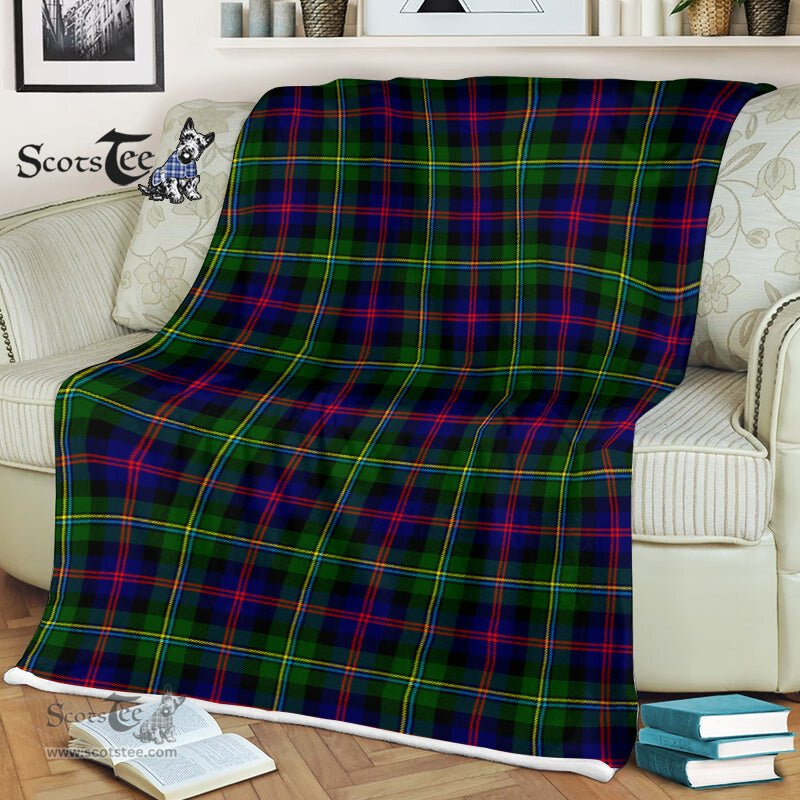 Plaid Blanket Malcolm Modern Tartan Blanket Scottish Plaid Throw Blanket Tartan Plaid Fleece Blanket