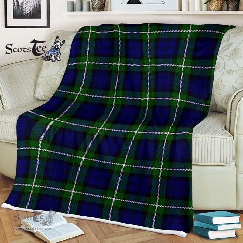Scotstee Shop - Scotstee Shop Tartan Plaid Fleece Blankets Meldrum Forbes Clan Tartan Plaid Fleece Blanket Scottish