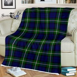 Scotstee Shop - Scotstee Shop Tartan Plaid Fleece Blankets Meldrum Forbes Clan Tartan Plaid Fleece Blanket Scottish