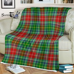 Scotstee Shop - Scotstee Shop Tartan Plaid Fleece Blankets Muirhead Clan Tartan Plaid Fleece Blanket Scottish