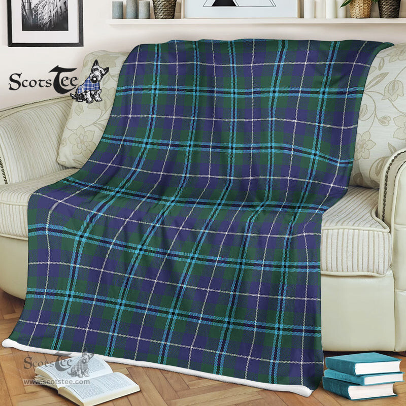 Scotstee Shop - Scotstee Shop Tartan Plaid Fleece Blankets Morton Clan Tartan Plaid Fleece Blanket Scottish