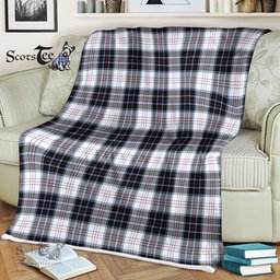 Scotstee Shop - Scotstee Shop Tartan Plaid Fleece Blankets MacRae Dress Modern Clan Tartan Plaid Fleece Blanket Scottish