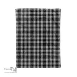 Plaid Blanket MacPhee Black Tartan Blanket Scottish Plaid Throw Blanket Tartan Plaid Fleece Blanket