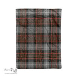Plaid Blanket MacRae Hunting Weathered Tartan Blanket Scottish Plaid Throw Blanket Tartan Plaid Fleece Blanket