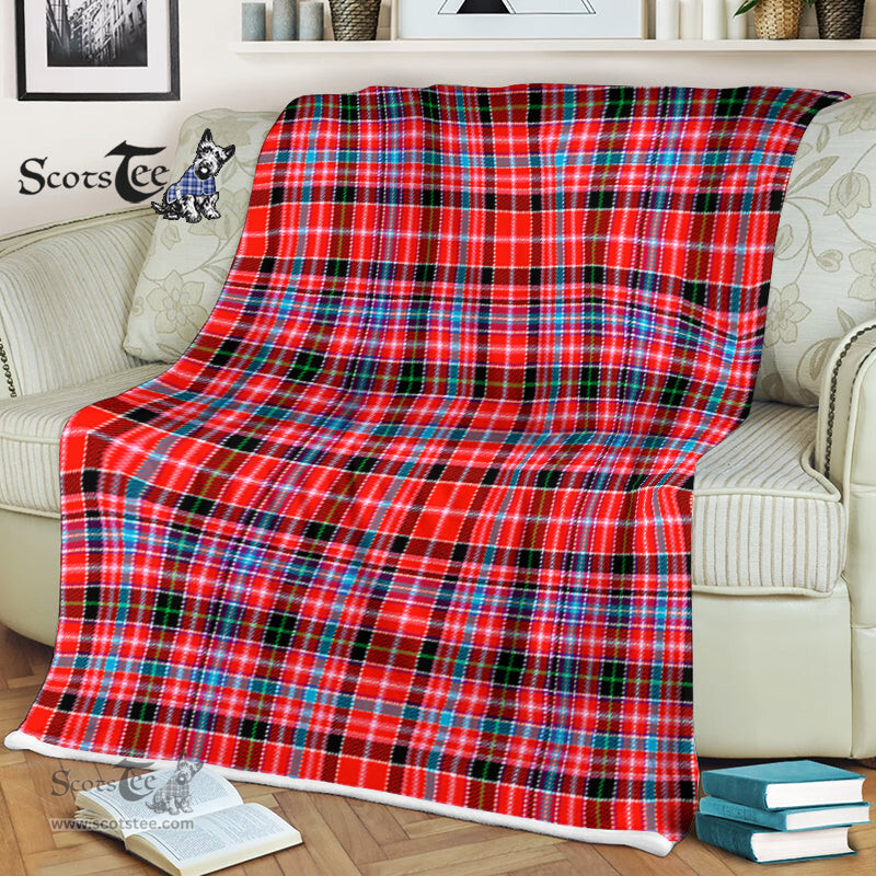 Scotstee Shop - Scotstee Shop Tartan Plaid Fleece Blankets Meikle Clan Tartan Plaid Fleece Blanket Scottish