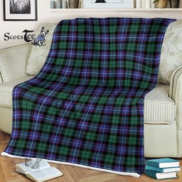 Scotstee Shop - Scotstee Shop Tartan Plaid Fleece Blankets Mitchell Clan Tartan Plaid Fleece Blanket Scottish