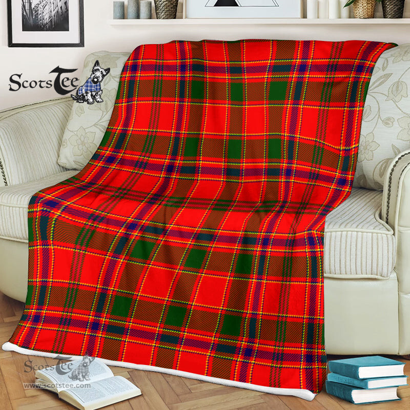 Scotstee Shop - Scotstee Shop Tartan Plaid Fleece Blankets Monypenny Clan Tartan Plaid Fleece Blanket Scottish